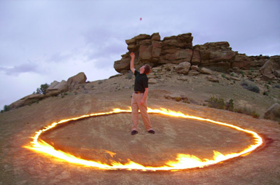 Luke in a ring of fire